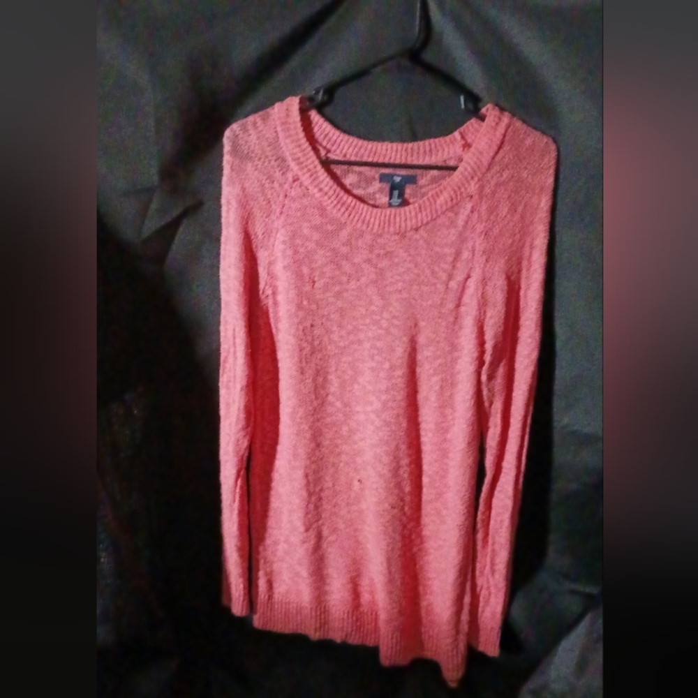 Gap lightweight crew neck tunic sweater  sz med